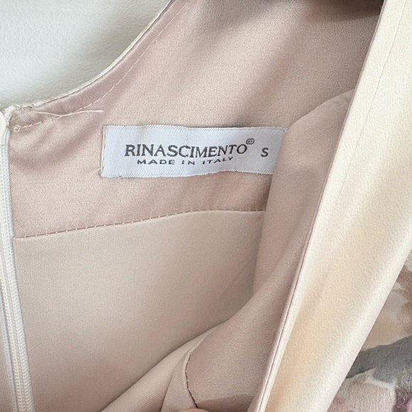 RINASCIMENTO Romantic Milano Cityscape Fit and Flare Dress Womens S Designer - Picture 3 of 9